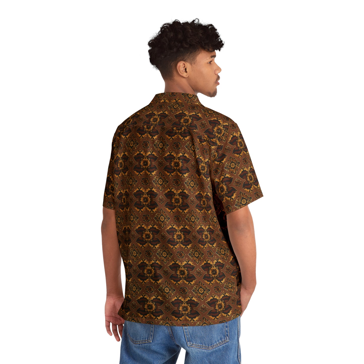 Men's Hawaiian Shirt (AOP) - Rockin D Beard