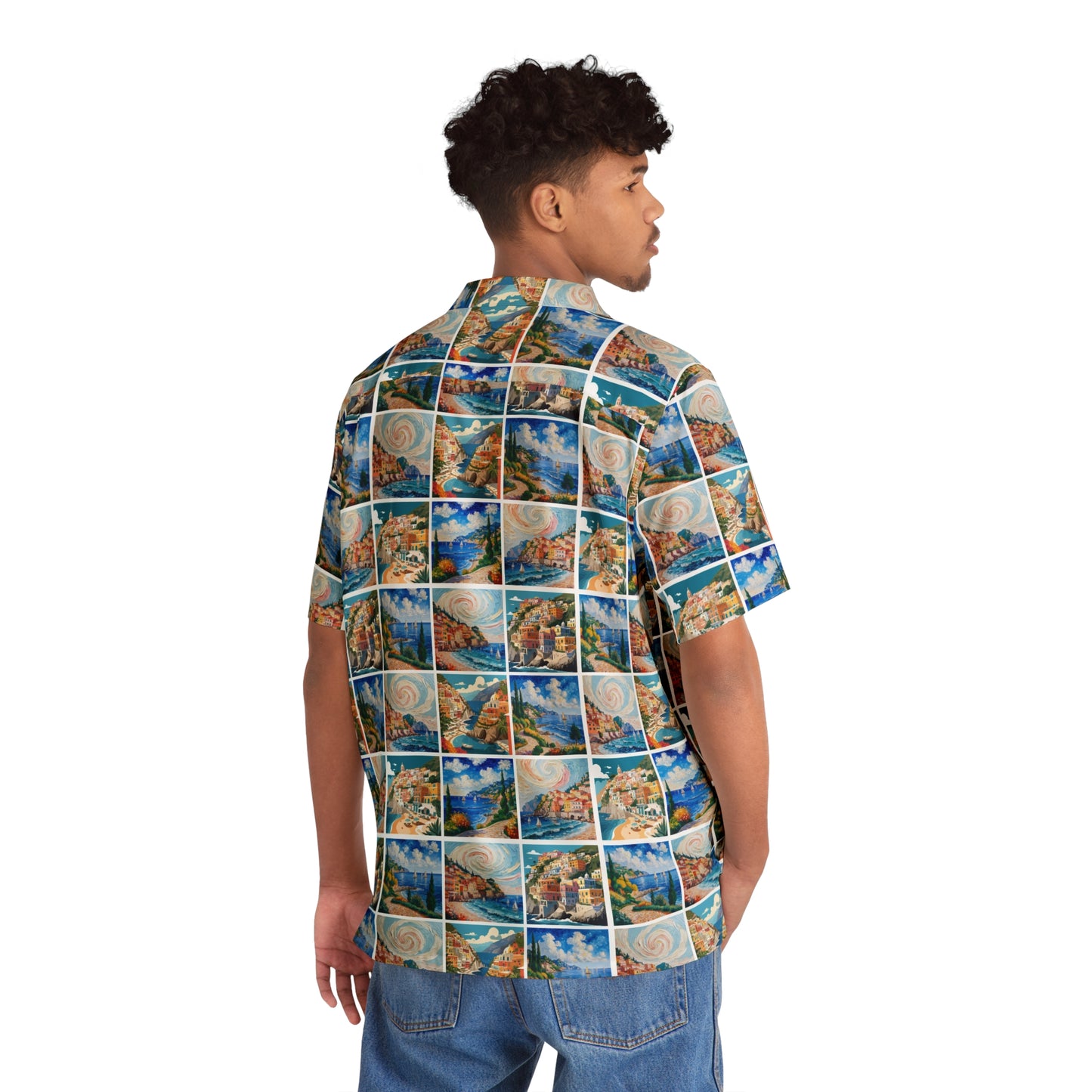 Men's Hawaiian Shirt Positano - Rockin D Beard