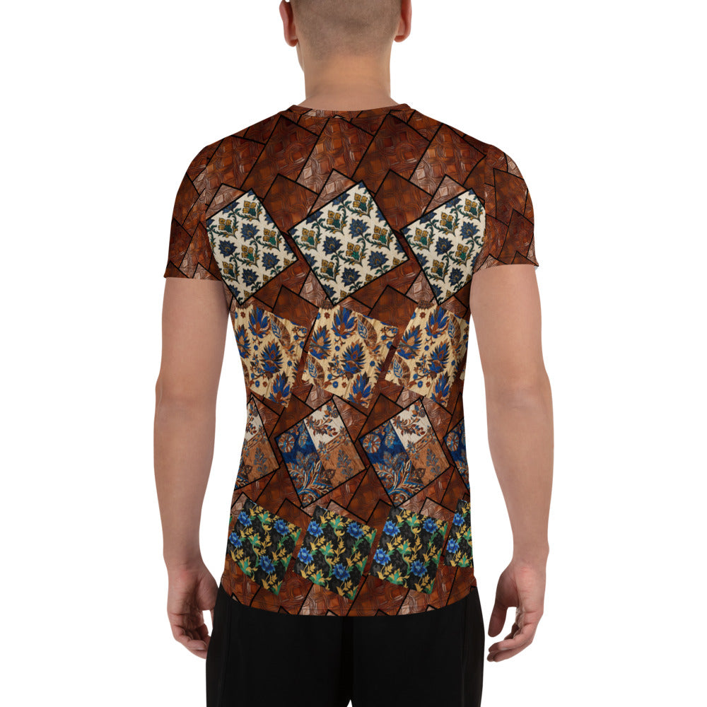 Remix All-Over Print Men's Athletic T-shirt